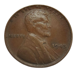 Moeda 1 Cent 1945 - EUA