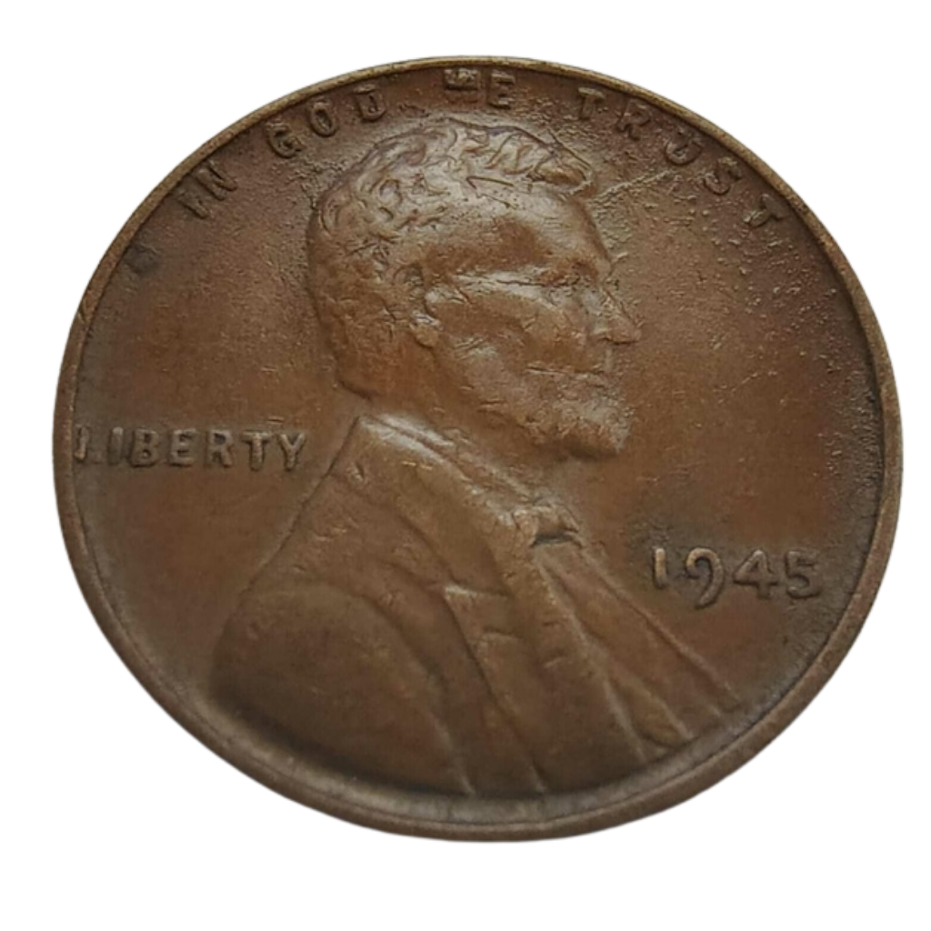 Moeda 1 Cent 1945 - EUA