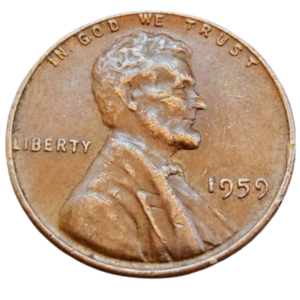 Moeda 1 Cent 1959 - EUA