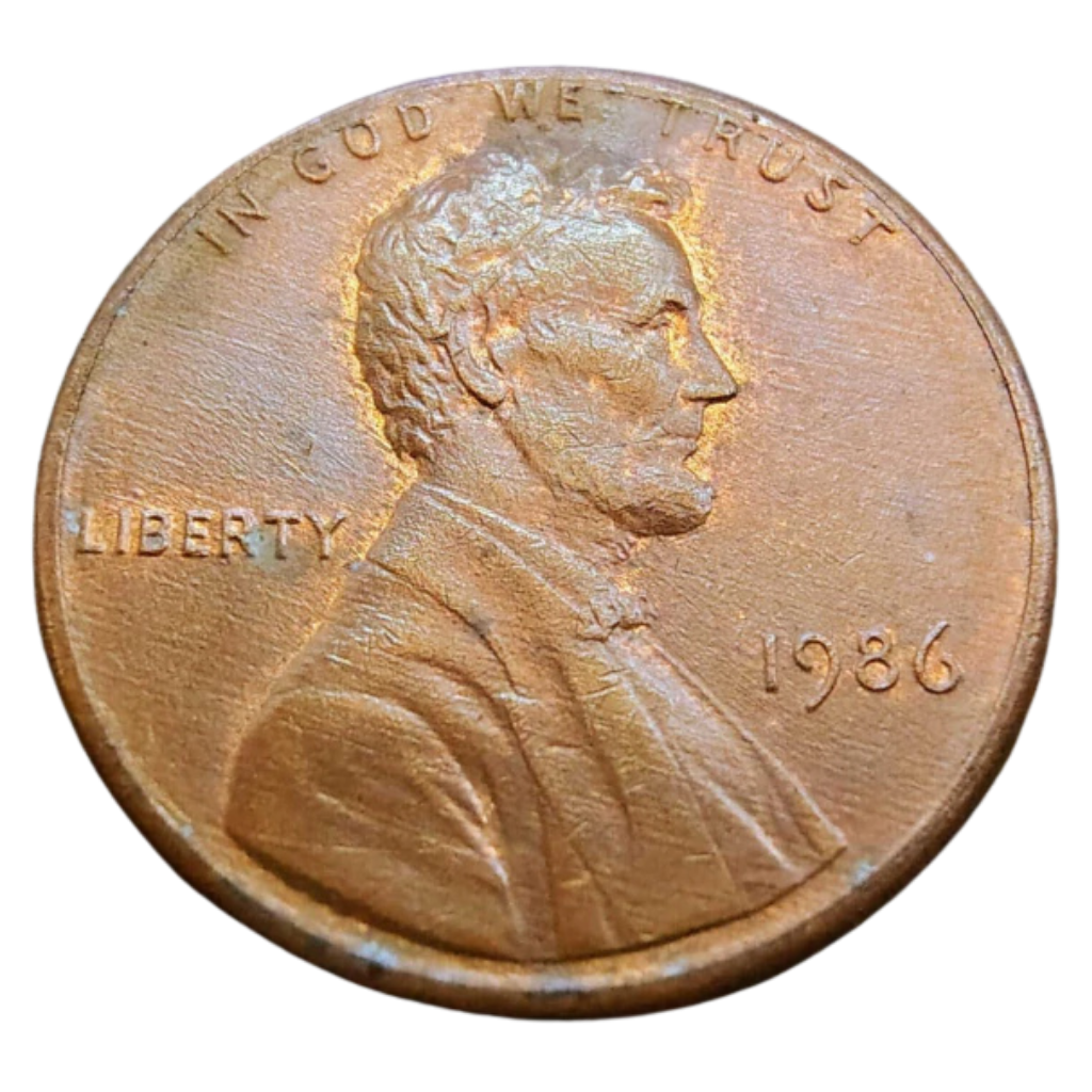 Moeda 1 Cent 1986 - EUA