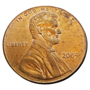 Moeda 1 Cent 2005 - EUA
