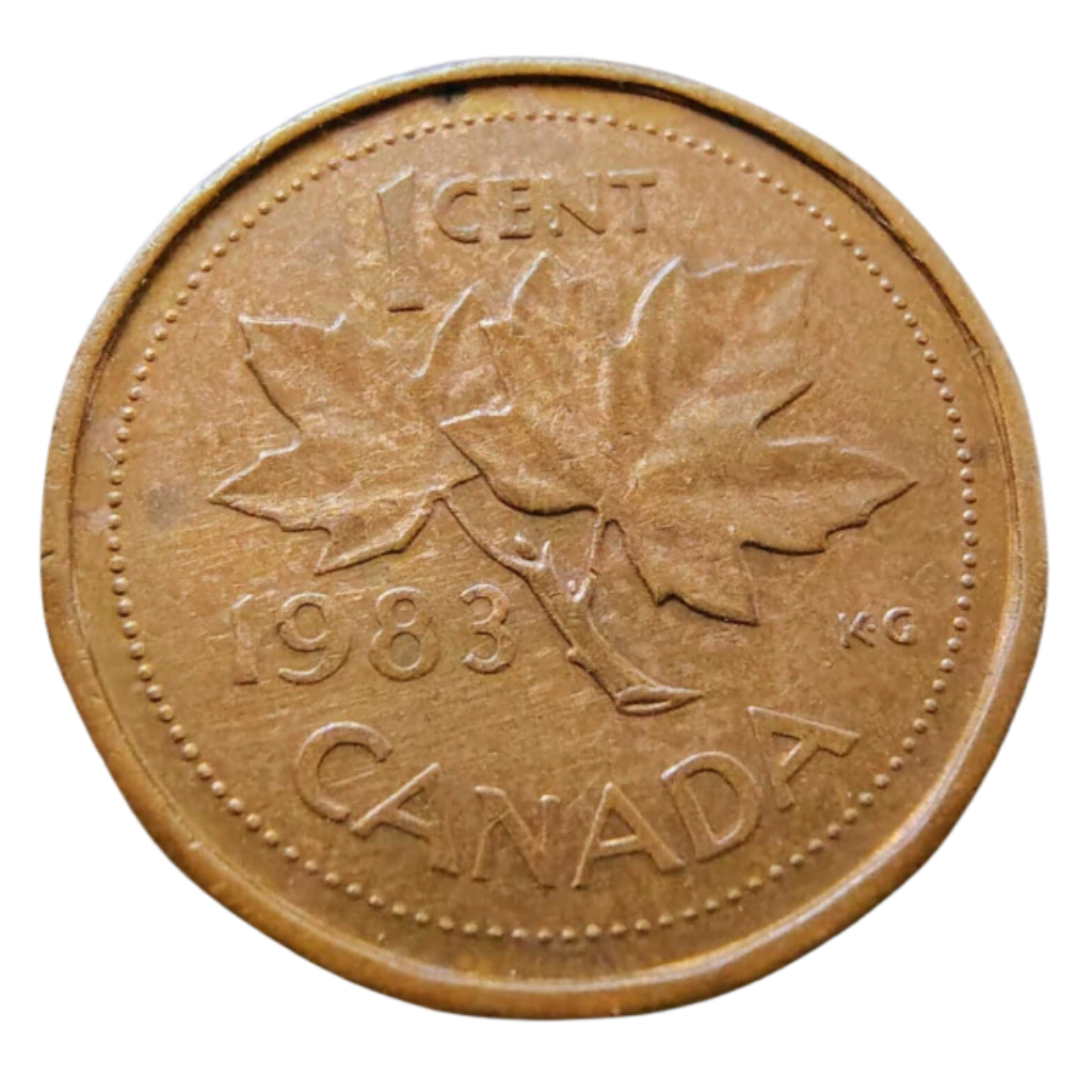 Moeda 1 Cent 1983 - Canadá