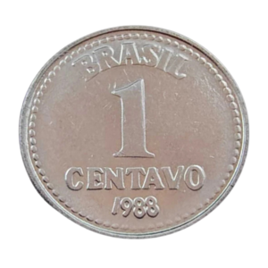 Moeda 1 Centavo 1988 Brasil - FC