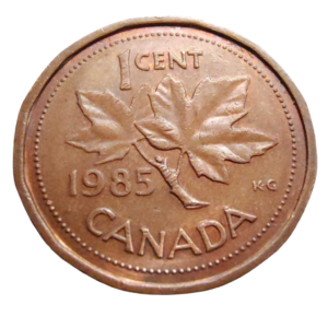 Moeda 1 Cêntimo 1985 - Canadá