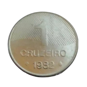Moeda 1 Cruzeiro 1982 Brasil