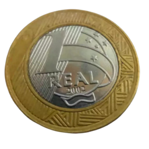 Moeda 1 Real 2002 JK Brasil – MBC