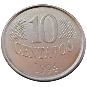 Moeda 10 Centavos 1994 Brasil - MBC
