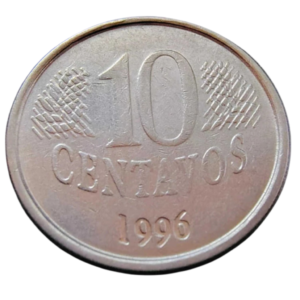 Moeda 10 Centavos 1996 Brasil - MBC