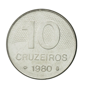 Moeda 10 Cruzeiros 1980 Brasil - MBC