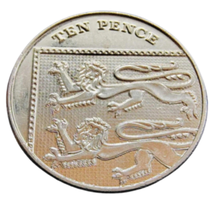 Moeda 10 Pence 2013 - Reino Unido