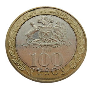 Moeda 100 Pesos 2017 - Chile - Povos Originários