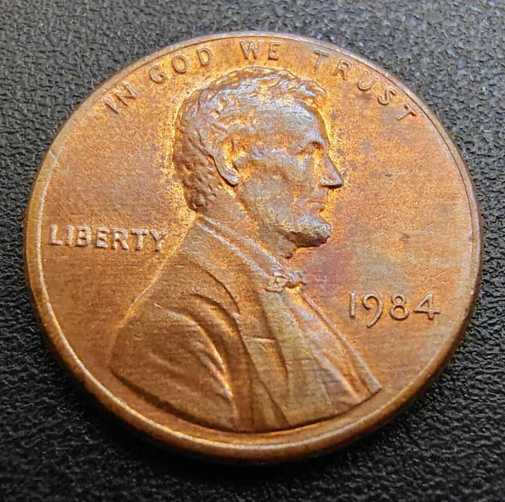 Moeda 1 Cent 1984 - EUA - Imagem 2