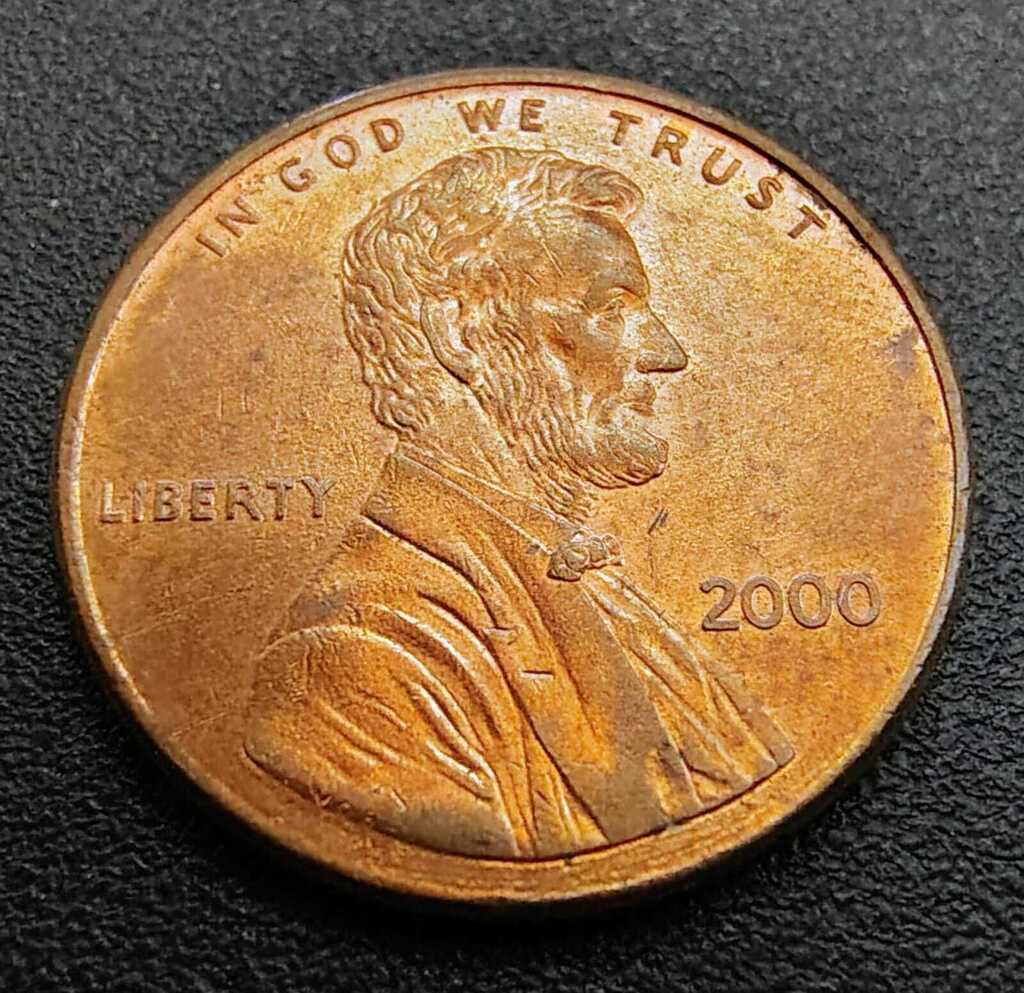 Moeda 1 Cent 2000 - EUA - Imagem 2