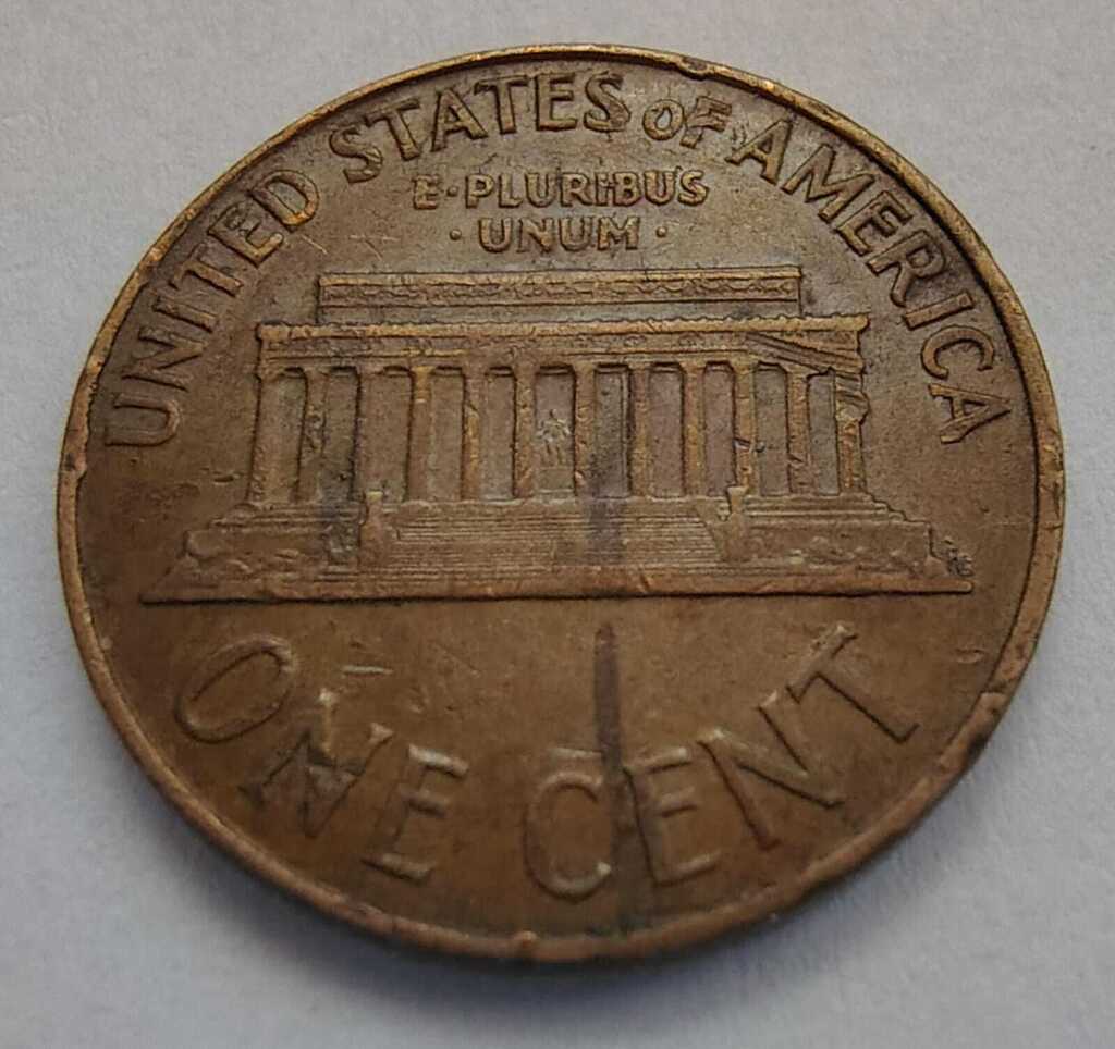 Moeda 1 Cent 1966 - EUA - Imagem 2