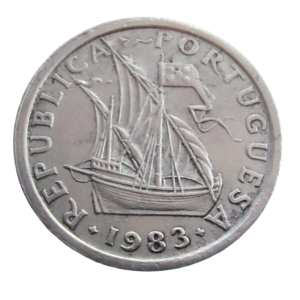 Moeda 2.5 escudos 1983 Portugal
