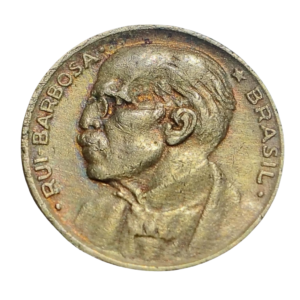 Moeda 20 Centavos 1948 Rui Barbosa Brasil - MBC