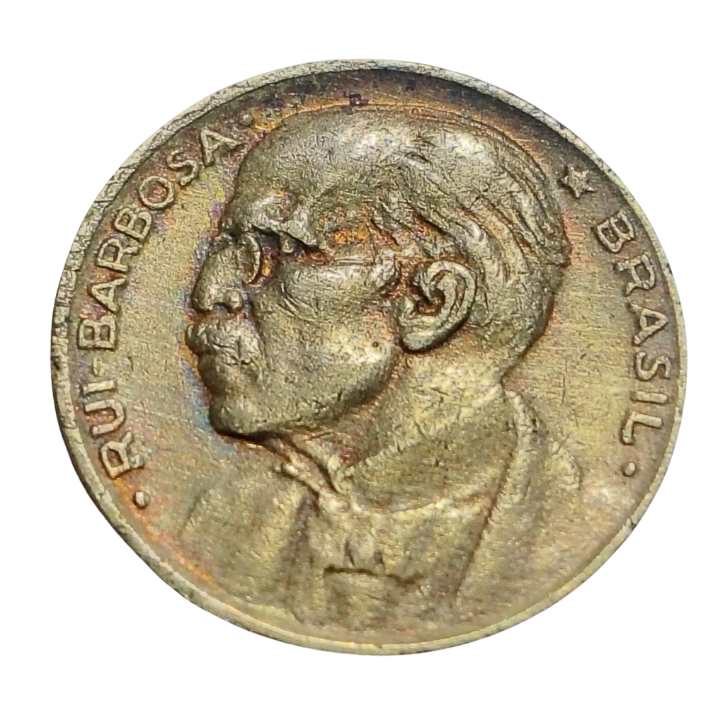 Moeda 20 Centavos 1948 Rui Barbosa Brasil - MBC