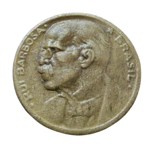 Moeda 20 Centavos 1953 Rui Barbosa Brasil - MBC
