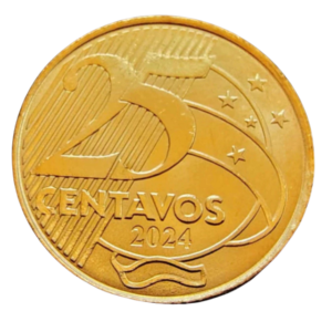 Moeda 25 Centavos 2024 - FC