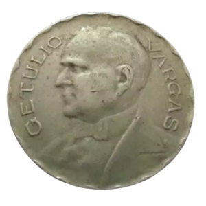 Moeda 300 Réis 1938 Getúlio Vargas Brasil - MBC