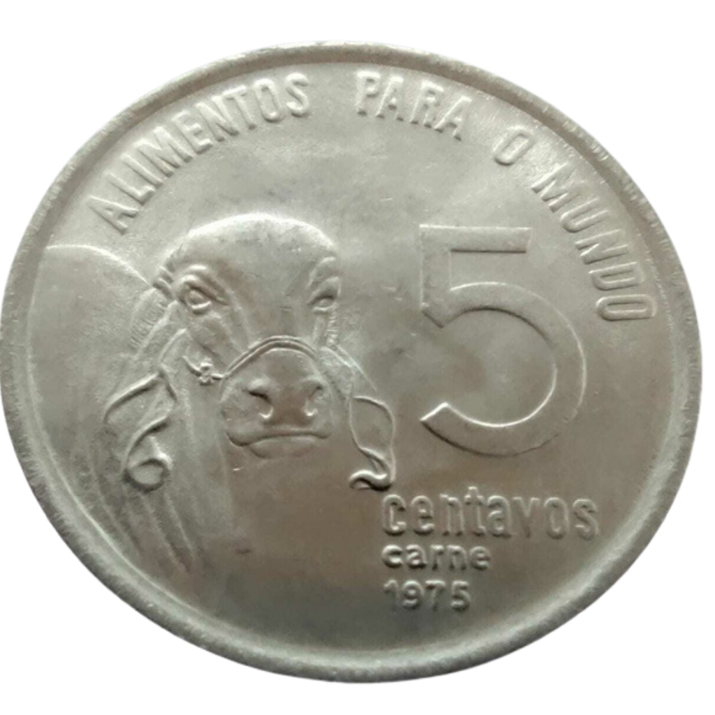 Moeda 5 Centavos 1975 FAO Carne