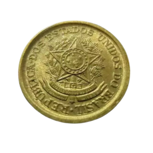 Moeda 50 Centavos 1956 Módulo Menor Brasil - MBC