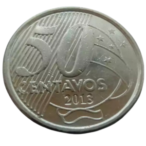 Moeda 50 Centavos 2013 Brasil - MBC