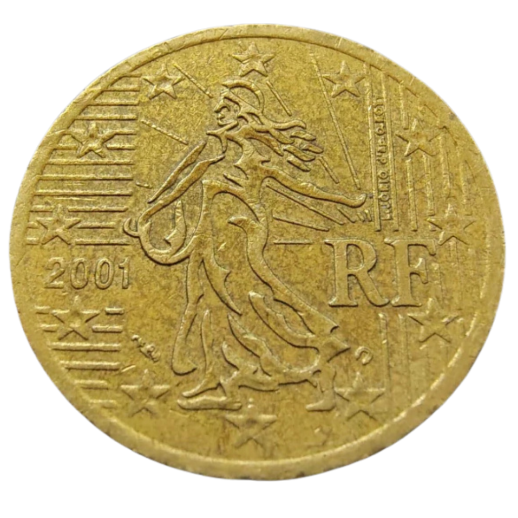Moeda 50 Cents Euro 2001 - França