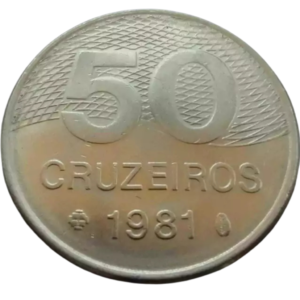 Moeda 50 Cruzeiros 1981 Brasil - MBC