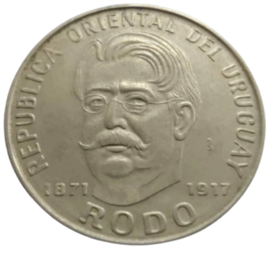 Moeda 50 Pesos 1971 Comemorativa - Uruguai