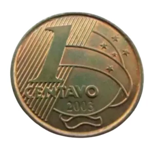 Moeda 1 Centavo 2003 Brasil - MBC