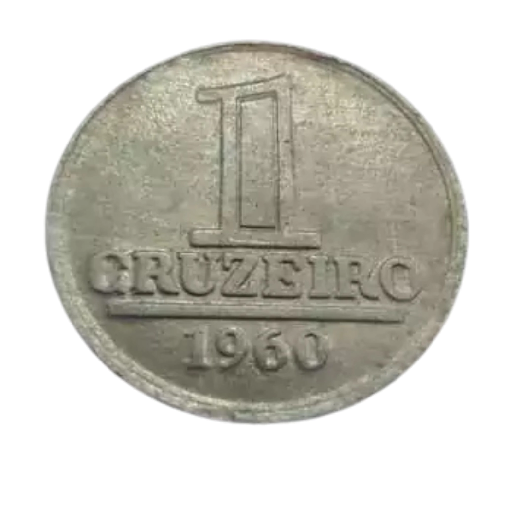 Moeda 1 Cruzeiro 1960 brasil - MBC