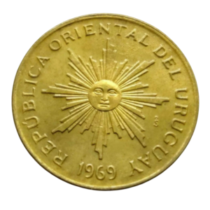 Moeda 1 Peso 1969 - Uruguai