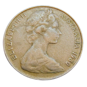 Moeda 10 Cêntimos 1980 - Austrália