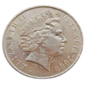 Moeda 20 Cêntimos 2000 - Austrália