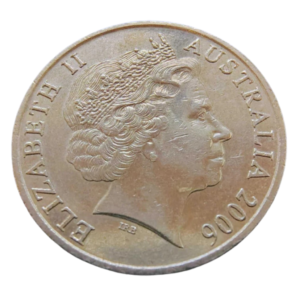Moeda 20 Cêntimos 2006 - Austrália