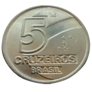 Moeda 5 Cruzeiros 1991 Salineiro Brasil - MBC