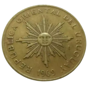 Moeda 5 Pesos 1969 - Uruguai