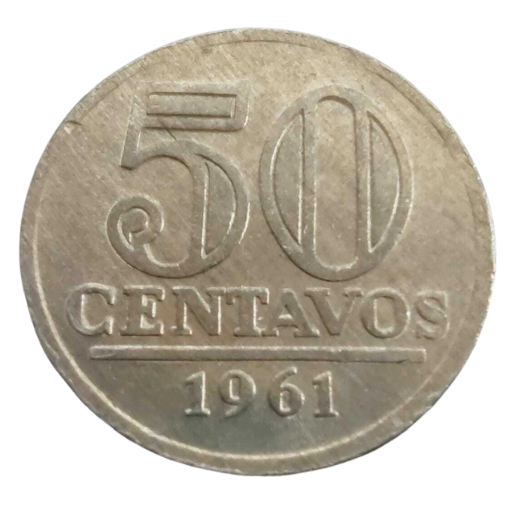 Moeda 50 Centavos 1961 Brasil - FC