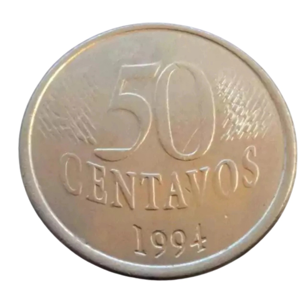 Moeda 50 Centavos 1994 Brasil - MBC