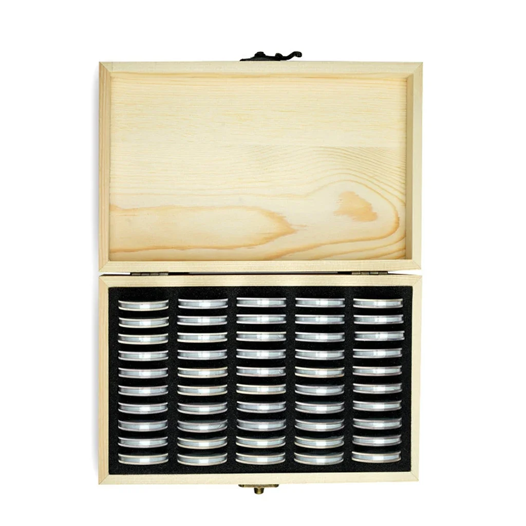 Caixa com 50 Cápsulas de acrílico - Ajustáveis (18mm a 30mm) - Imagem 3