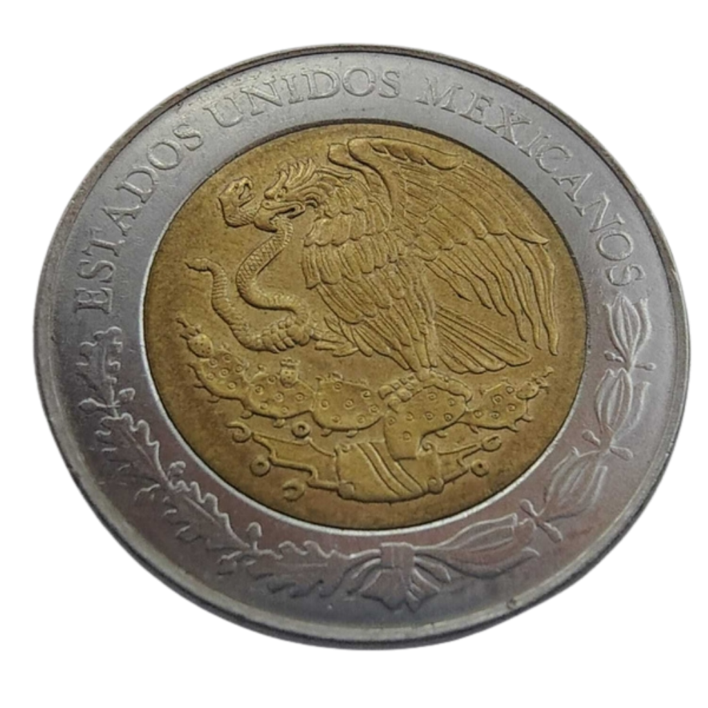 Moeda 5 Pesos 2011 México - Imagem 2