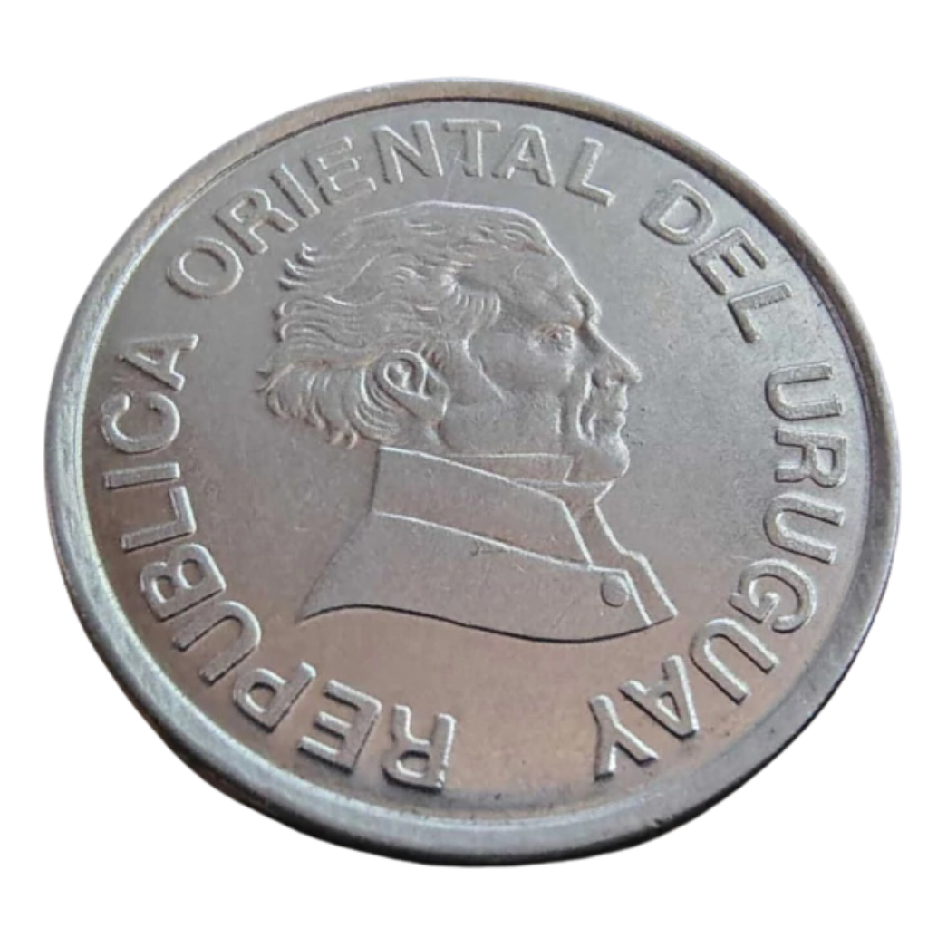 Moeda 50 Centésimos 1998 - Uruguai - Imagem 2