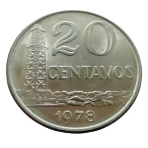Moeda 20 Centavos 1978 Brasil - MBC
