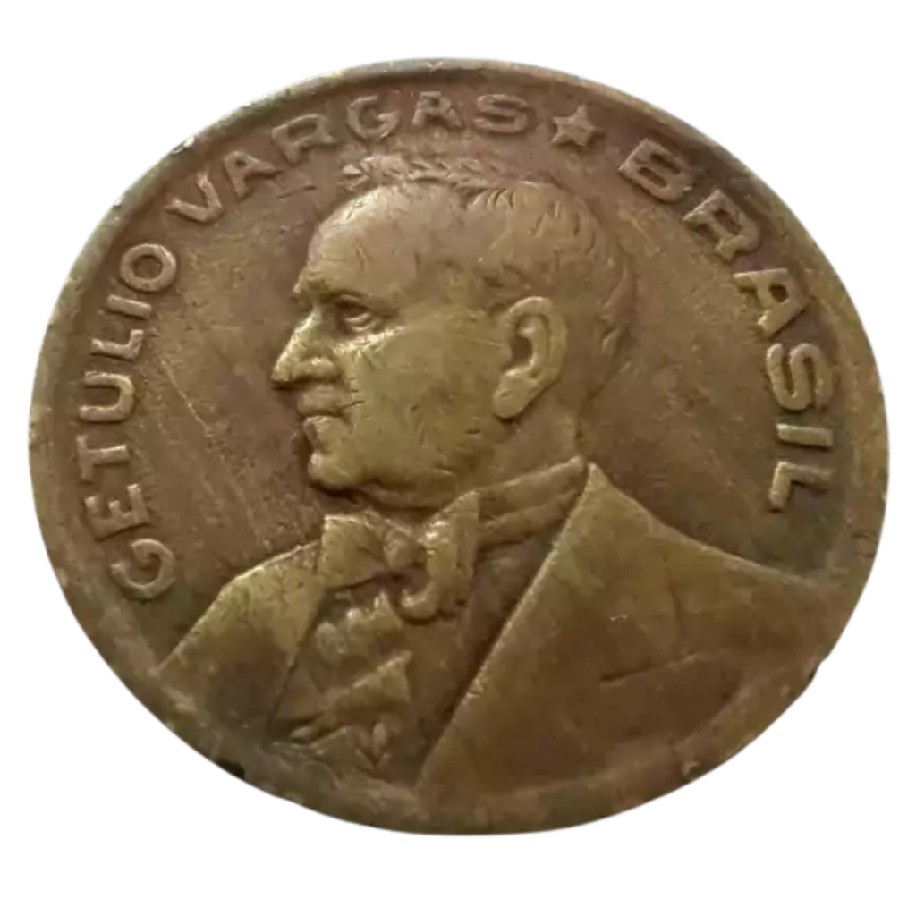Moeda 50 Centavos 1944 Brasil sem Sigla - MBC - Imagem 3