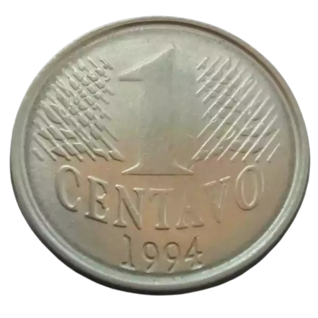 Moeda 1 Centavo 1994 Brasil SOB - Imagem 3