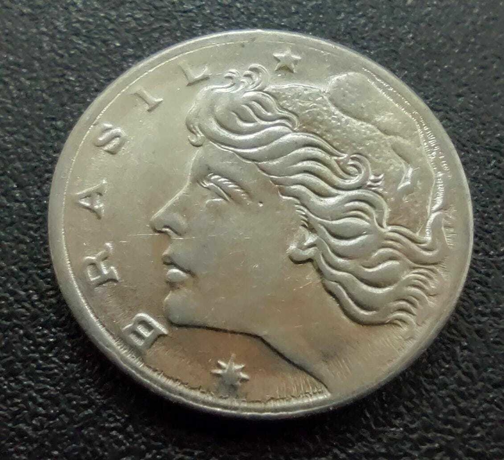 Moeda 1 Centavo 1969 Brasil - MBC - Imagem 3