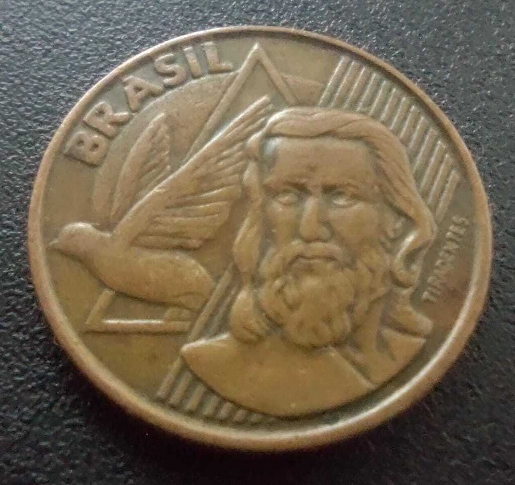 Moeda 5 Centavos 2001 Brasil - MBC - Imagem 3