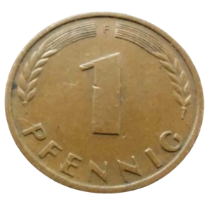 Moeda 1 Pfennig 1950 - Alemanha