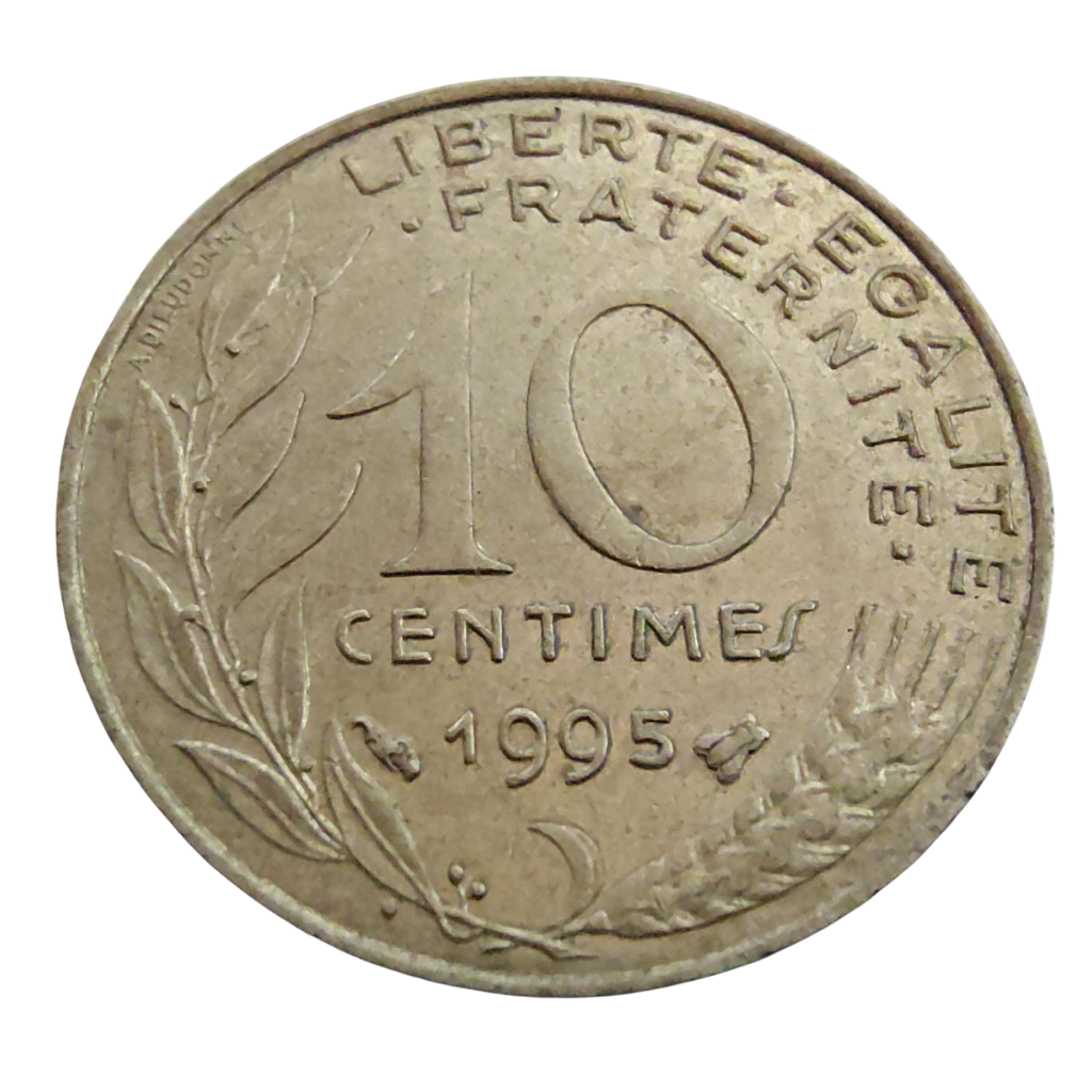 Moeda 10 Cêntimes 1995 - França